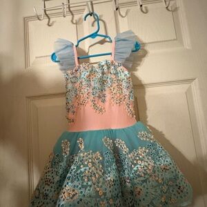 Floral Fantasy Kids Costume - Pink and Blue
